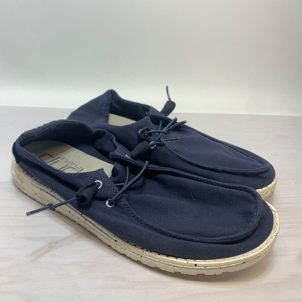 Hey Dude Women's Wendy Navy Size 10 Loafers Shoes